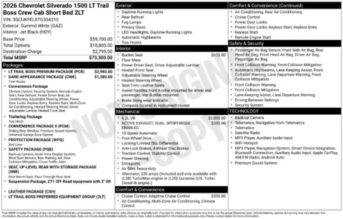 Photos of 2026 Chevrolet Silverado 1500 LT Trail Boss for sale in Omaha, NE at Gregg Young Chevrolet of Omaha
