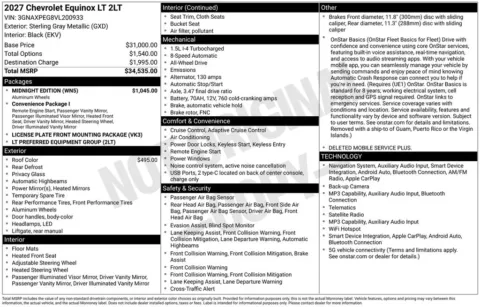 Photos of 2027 Chevrolet Equinox LT for sale in Omaha, NE at Gregg Young Chevrolet of Omaha