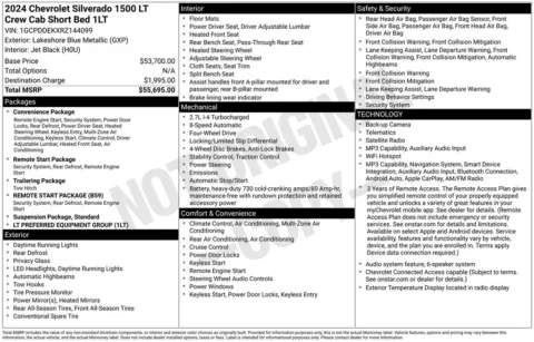 Photos of 2024 Chevrolet Silverado 1500 LT for sale in Omaha, NE at Gregg Young Chevrolet of Omaha