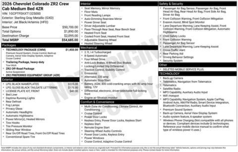 Photos of 2026 Chevrolet Colorado ZR2 for sale in Omaha, NE at Gregg Young Chevrolet of Omaha