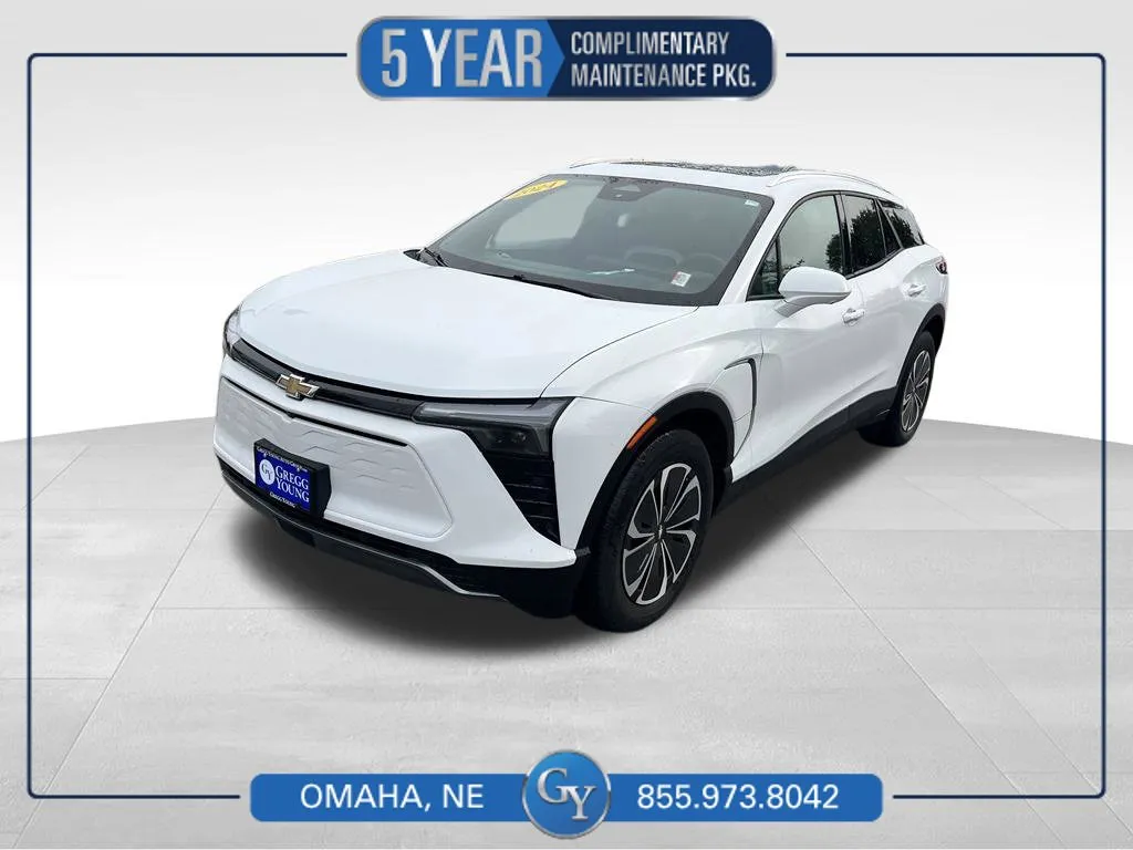 White 2024 Chevrolet Blazer EV LT for sale in Omaha, NE