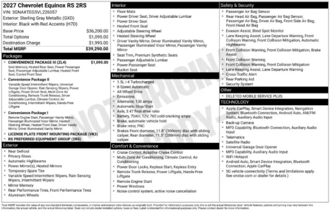 Photos of 2027 Chevrolet Equinox RS for sale in Omaha, NE at Gregg Young Chevrolet of Omaha