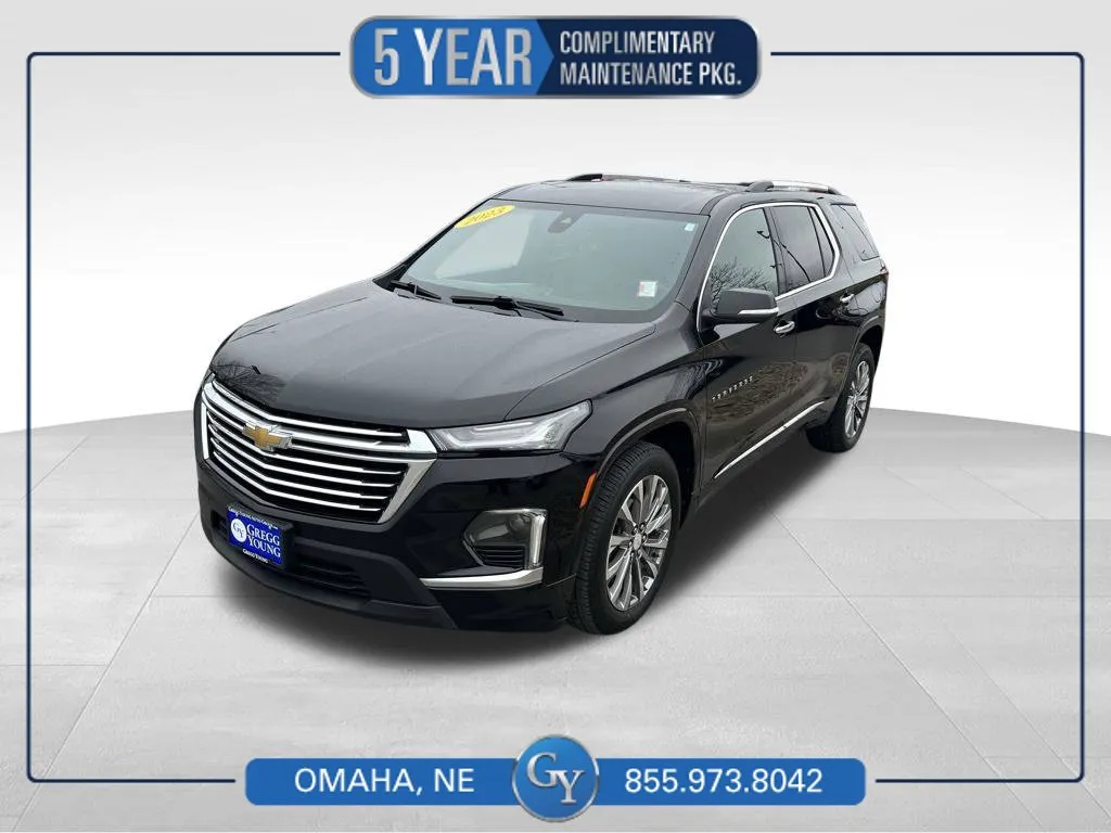 Black 2023 Chevrolet Traverse Premier for sale in Omaha, NE