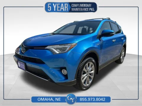Green 2016 Toyota RAV4 Hybrid Limited for sale in Omaha, NE