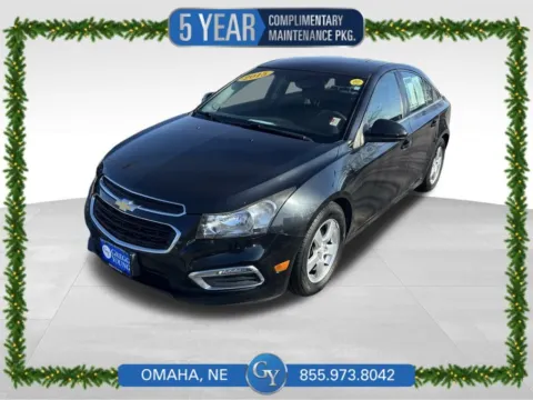 Black 2015 Chevrolet Cruze 1LT for sale in Omaha, NE