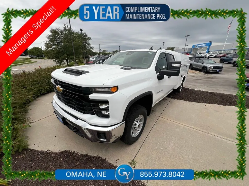 White 2024 Chevrolet Silverado 2500HD Work Truck for sale in Omaha, NE