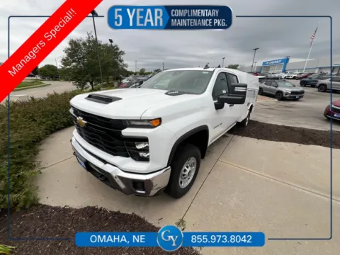 White 2024 Chevrolet Silverado 2500HD Work Truck for sale in Omaha, NE