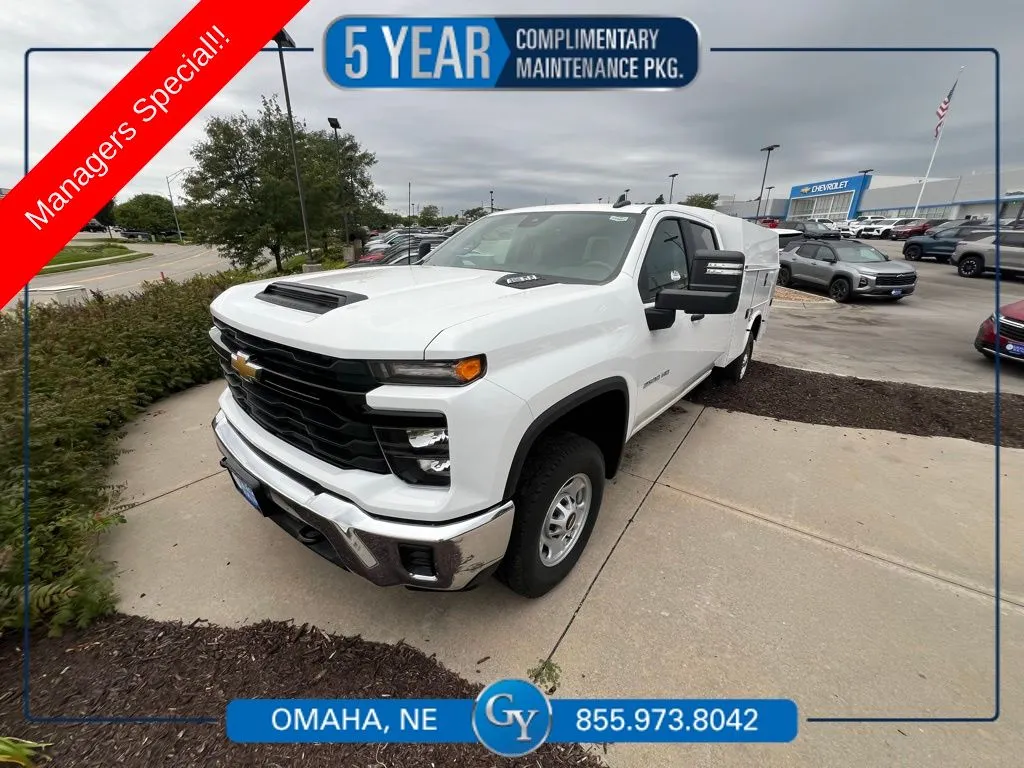White 2024 Chevrolet Silverado 2500HD Work Truck for sale in Omaha, NE