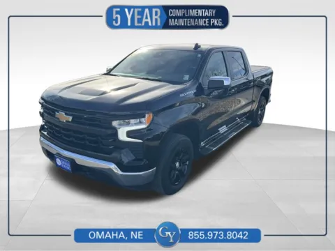 Black 2023 Chevrolet Silverado 1500 LT for sale in Omaha, NE