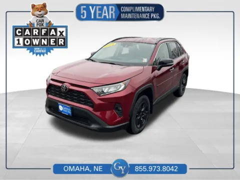 Red 2021 Toyota RAV4 XLE for sale in Omaha, NE