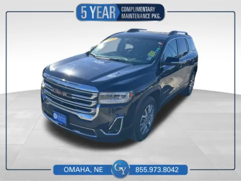 Blue 2021 GMC Acadia SLT for sale in Omaha, NE