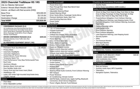 Photos of 2025 Chevrolet TrailBlazer RS for sale in Omaha, NE at Gregg Young Chevrolet - Omaha