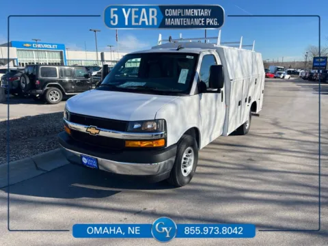 White 2025 Chevrolet Express 3500 Work Van for sale in Omaha, NE