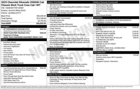 Photos of 2025 Chevrolet Silverado 3500HD CC Work Truck for sale in Omaha, NE at Gregg Young Chevrolet - Omaha