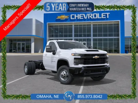White 2025 Chevrolet Silverado 3500HD Work Truck for sale in Omaha, NE
