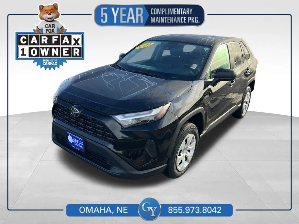 Black 2024 Toyota RAV4 LE for sale in Omaha, NE