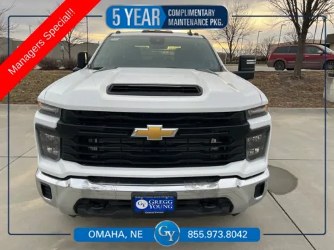 White 2024 Chevrolet Silverado 3500HD Work Truck for sale in Omaha, NE