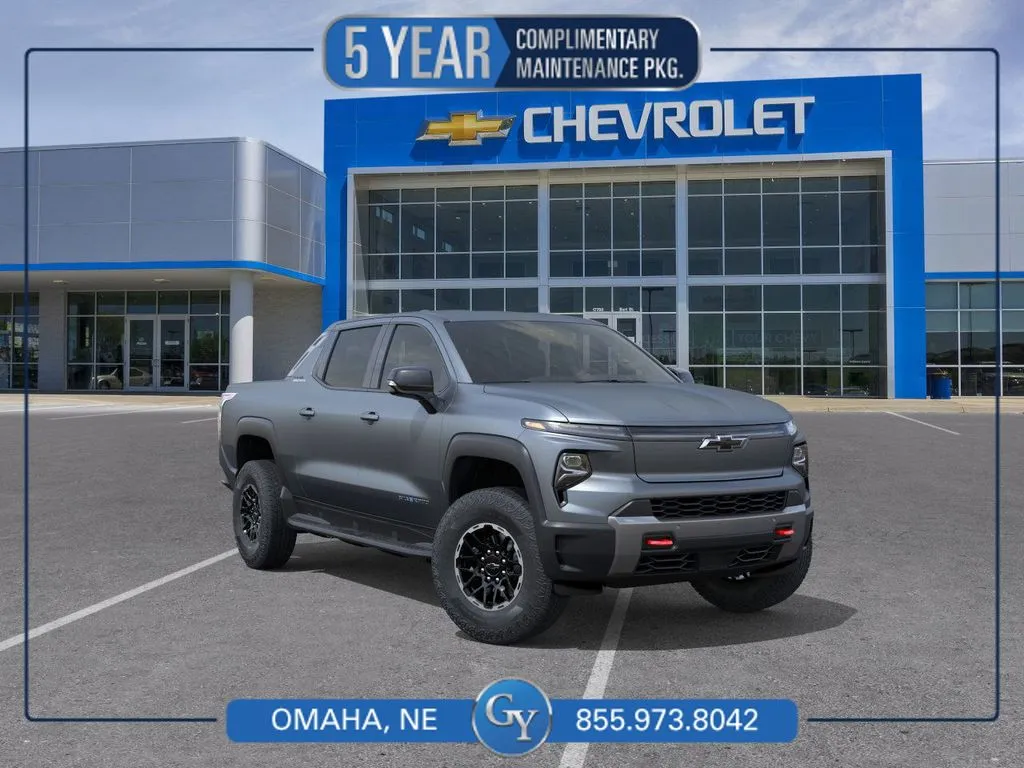 Gray 2026 Chevrolet Silverado EV Trail Boss for sale in Omaha, NE