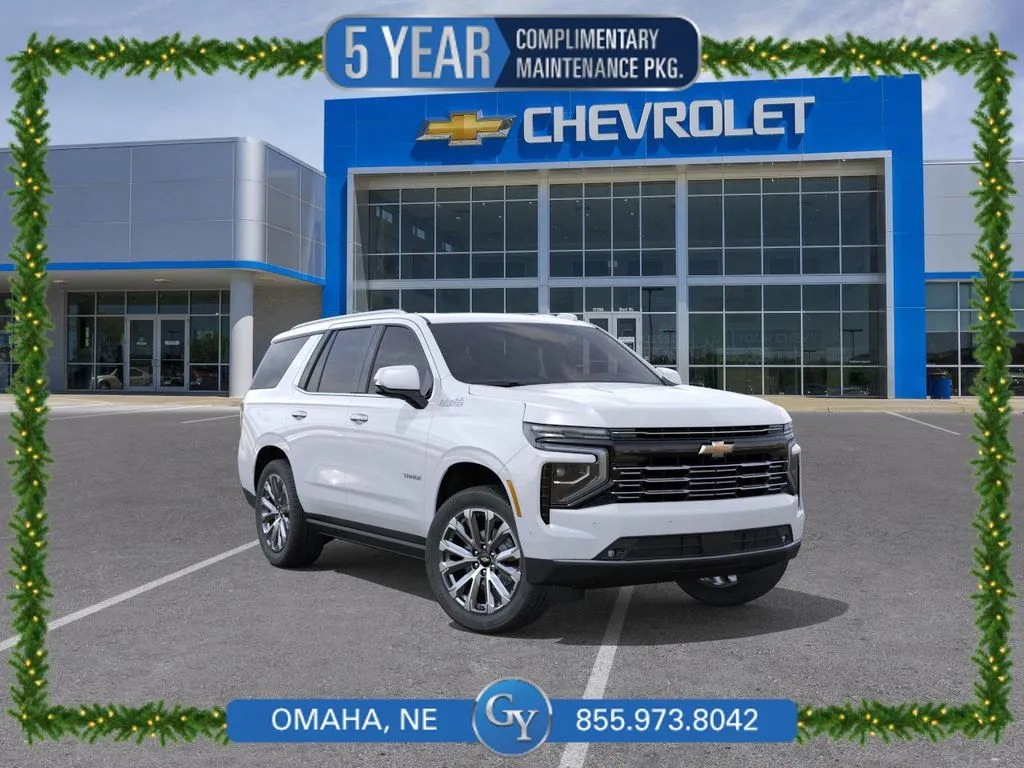 White 2026 Chevrolet Tahoe High Country for sale in Omaha, NE