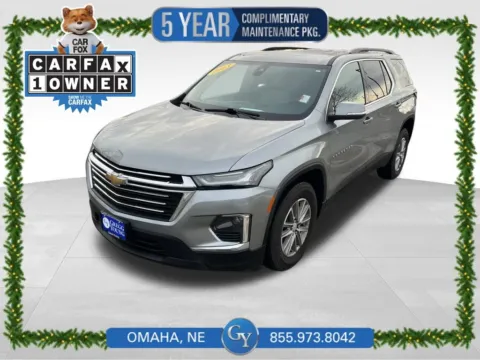 Gray 2023 Chevrolet Traverse LT for sale in Omaha, NE