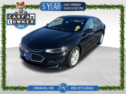 Black 2018 Chevrolet Malibu Hybrid for sale in Omaha, NE