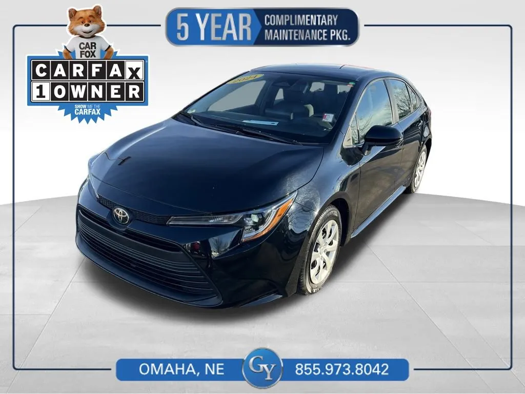 Black 2024 Toyota Corolla LE for sale in Omaha, NE