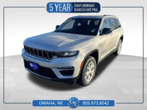 Silver 2023 Jeep Grand Cherokee Limited for sale in Omaha, NE