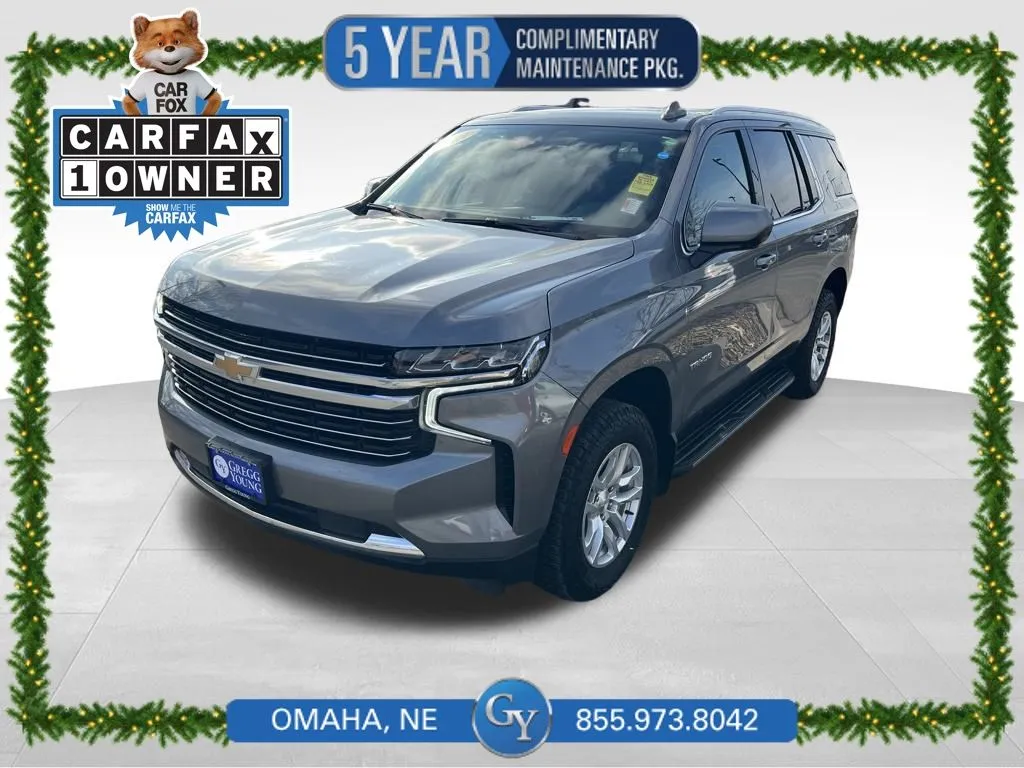 Gray 2021 Chevrolet Tahoe LT for sale in Omaha, NE