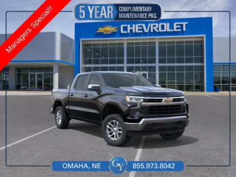 Black 2025 Chevrolet Silverado 1500 LT for sale in Omaha, NE