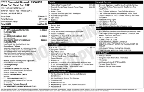 Photos of 2026 Chevrolet Silverado 1500 RST for sale in Omaha, NE at Gregg Young Chevrolet - Omaha