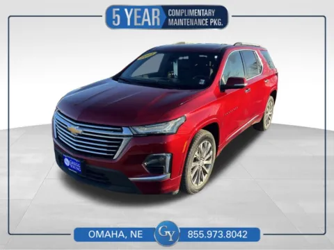 Red 2023 Chevrolet Traverse Premier for sale in Omaha, NE