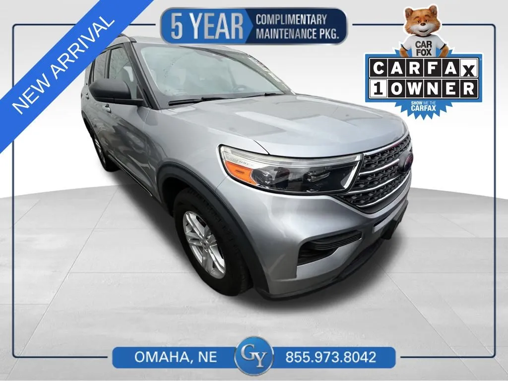 Silver 2022 Ford Explorer XLT for sale in Omaha, NE