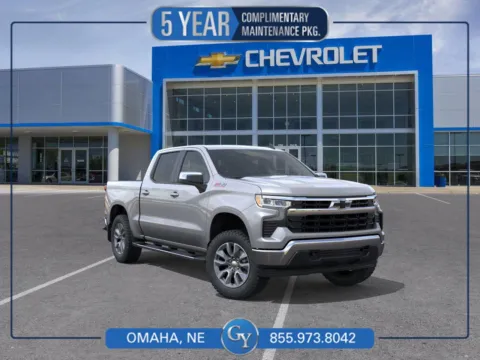 Gray 2026 Chevrolet Silverado 1500 LT for sale in Omaha, NE