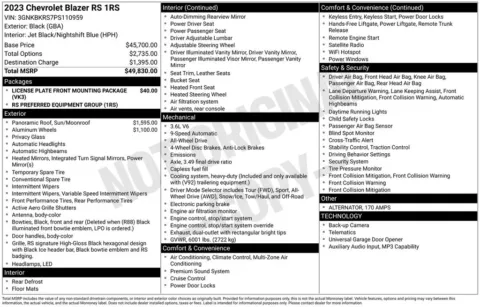 Photos of 2023 Chevrolet Blazer RS for sale in Omaha, NE at Gregg Young Chevrolet - Omaha