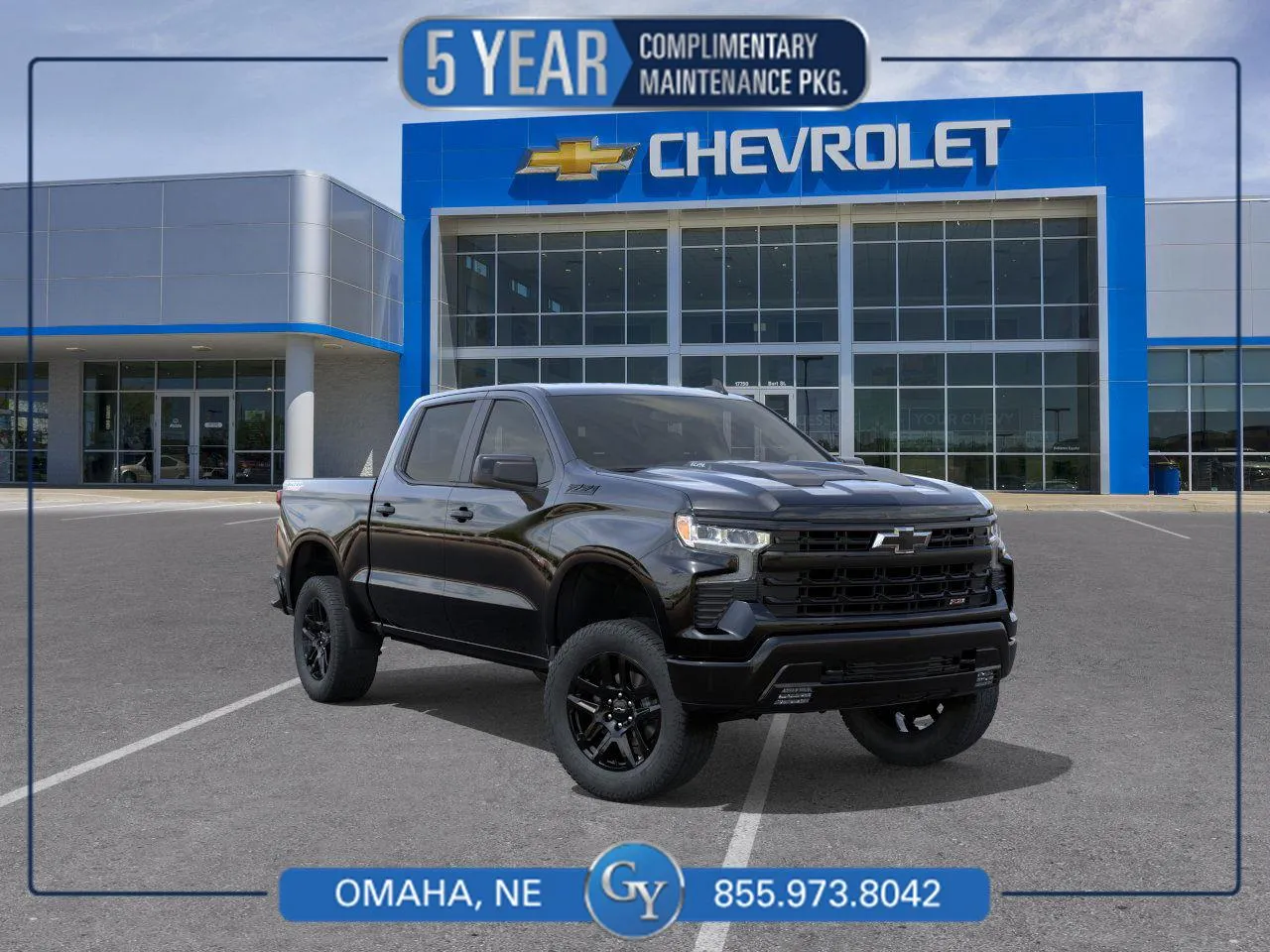 Black 2026 Chevrolet Silverado 1500 LT Trail Boss for sale in Omaha, NE