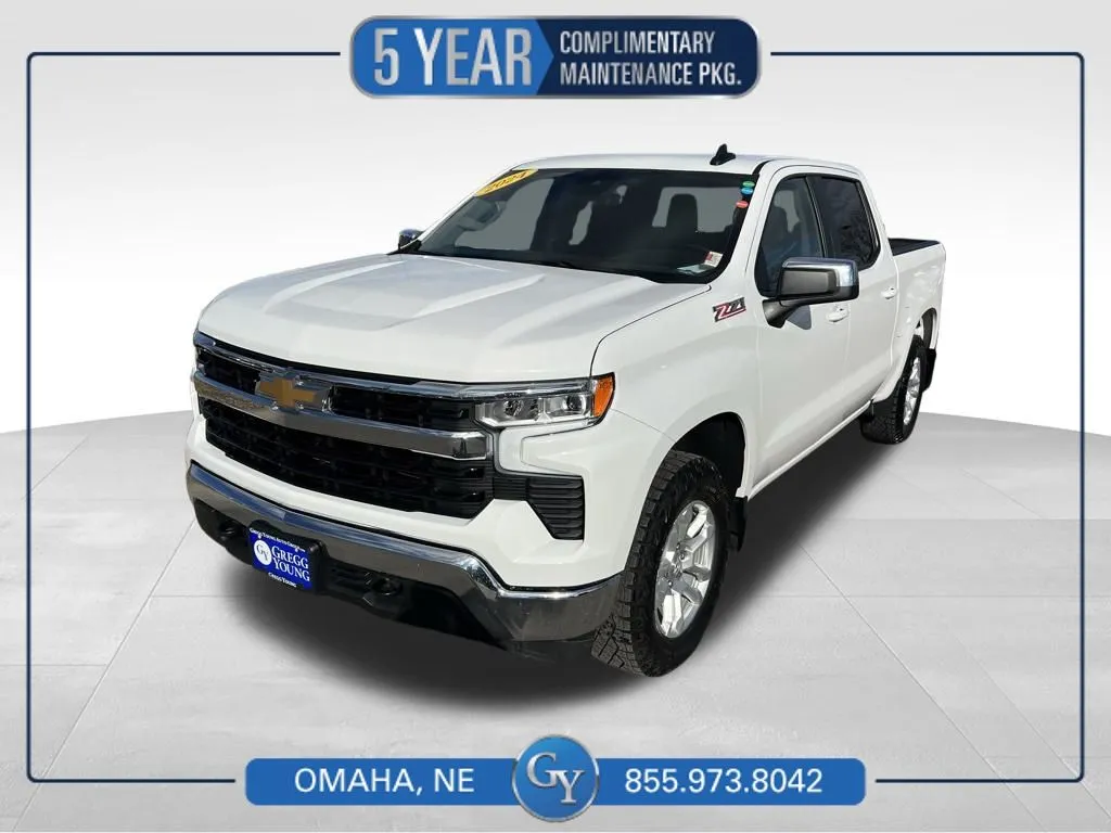 White 2024 Chevrolet Silverado 1500 LT for sale in Omaha, NE