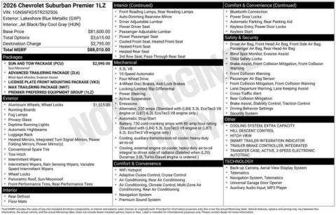 Photos of 2026 Chevrolet Suburban Premier for sale in Omaha, NE at Gregg Young Chevrolet of Omaha