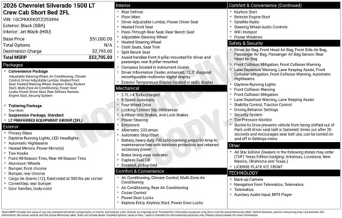 Photos of 2026 Chevrolet Silverado 1500 LT for sale in Omaha, NE at Gregg Young Chevrolet - Omaha