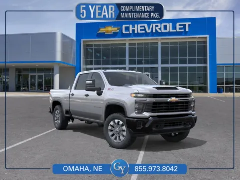 Gray 2026 CHEVROLET SILVERADO K2500 Custom for sale in Omaha, NE