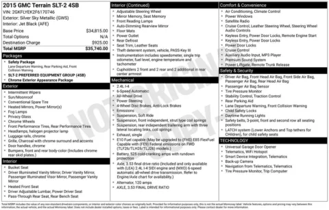 Photos of 2015 GMC Terrain SLT-2 for sale in Omaha, NE at Gregg Young Chevrolet - Omaha