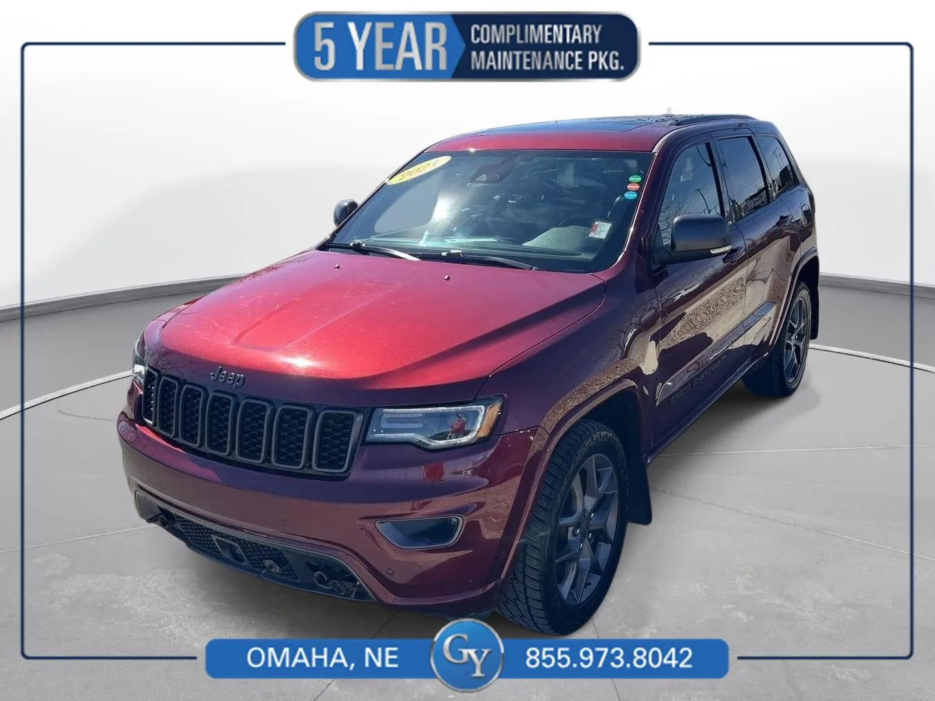 Red 2021 Jeep Grand Cherokee 80th Anniversary Edition for sale in Omaha, NE