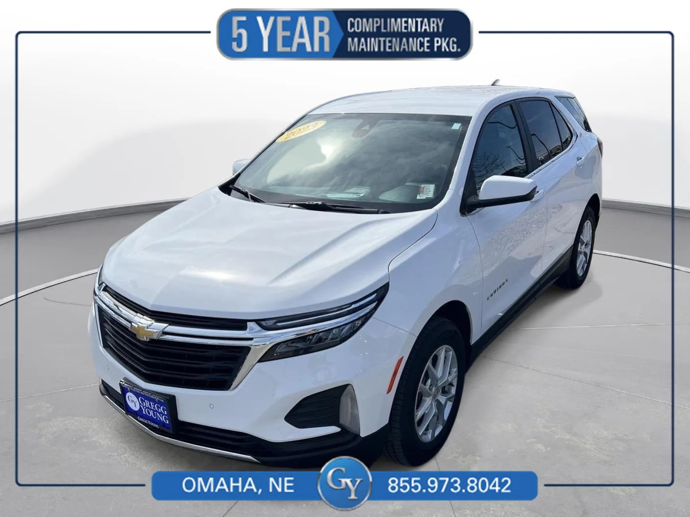 White 2023 Chevrolet Equinox LT for sale in Omaha, NE