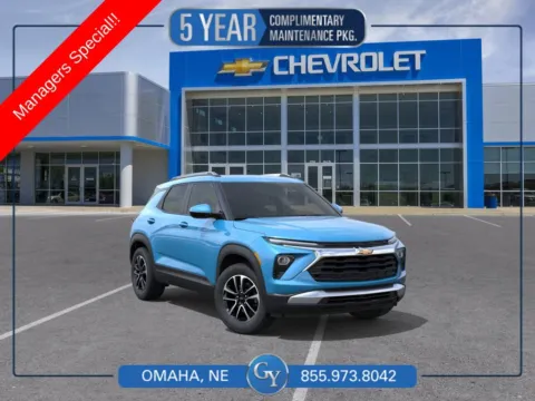 Blue 2026 Chevrolet TrailBlazer LT for sale in Omaha, NE