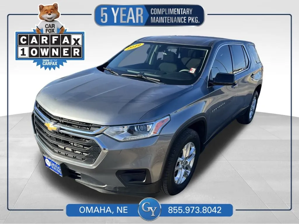 Gray 2019 Chevrolet Traverse LS for sale in Omaha, NE