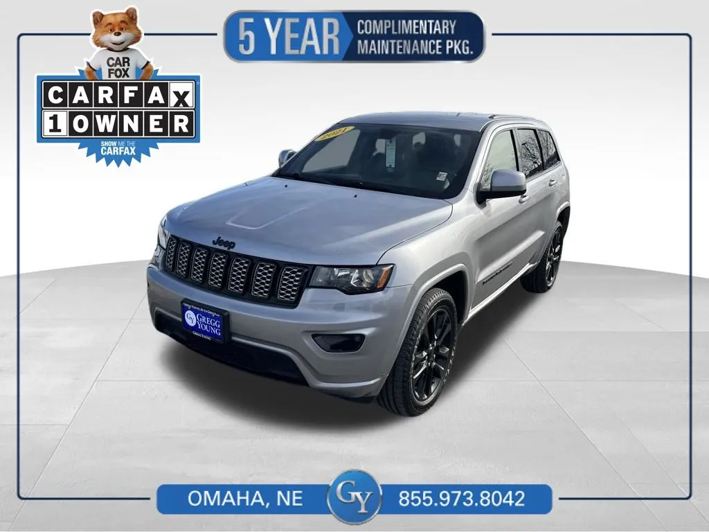 Silver 2021 Jeep Grand Cherokee Laredo X for sale in Omaha, NE