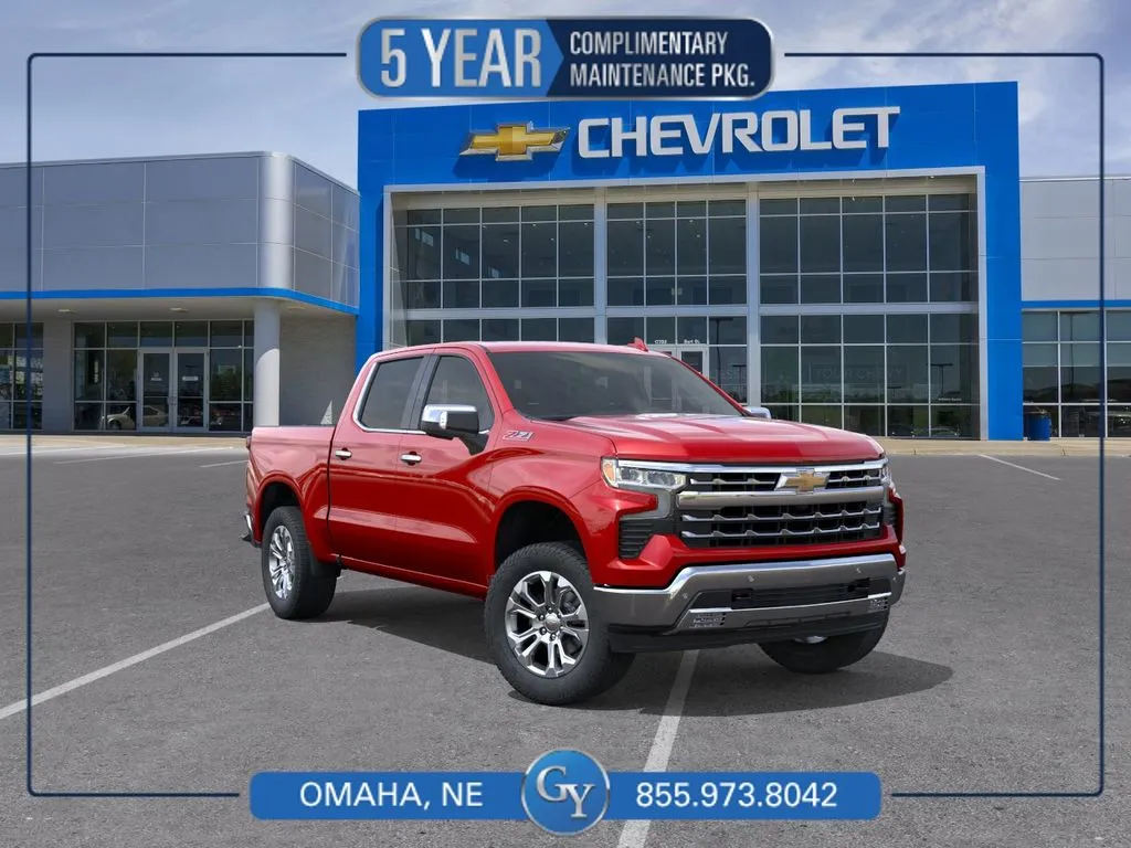 Red 2026 Chevrolet Silverado 1500 LTZ for sale in Omaha, NE