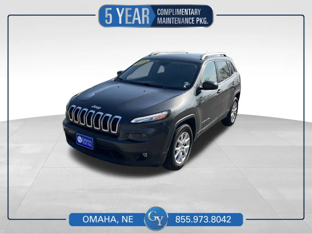 Gray 2015 Jeep Cherokee Latitude for sale in Omaha, NE