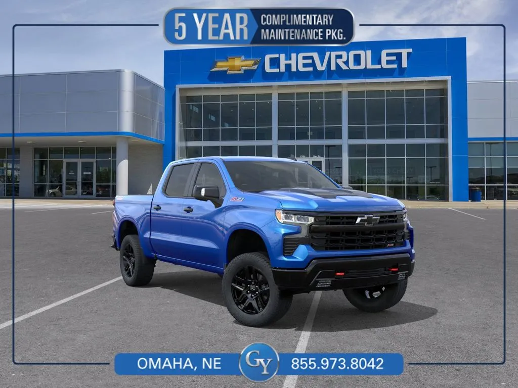 Blue 2026 Chevrolet Silverado 1500 LT Trail Boss for sale in Omaha, NE