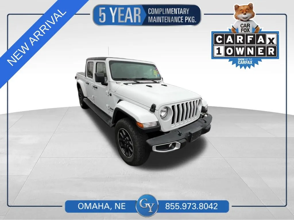 White 2022 Jeep Gladiator Overland for sale in Omaha, NE