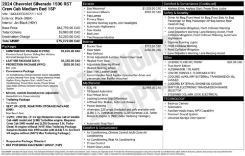 Photos of 2024 Chevrolet Silverado 1500 RST for sale in Omaha, NE at Gregg Young Chevrolet of Omaha